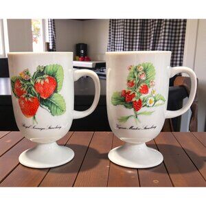 Keens Imperial Strawberry Royal Sovereign Virginia Meadows Design Vintage 50s